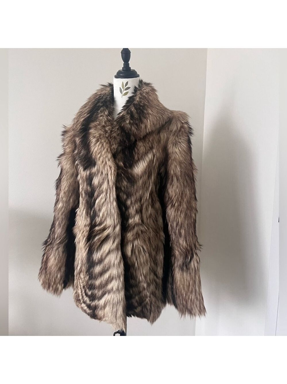 Vintage Real Fur Coat | Hong Kong Furrier Brown Jacket Size XS-S